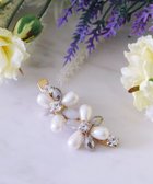 【ティアクラッセ/Tiaclasse】のパールフラワーヘアクリップ グレー|ID: prp329100004528034 ipo3291000000032618906