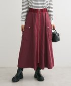 【グリーンパークス/Green Parks】の・SUGAR SPOON ミリタリーフレアスカート Bordeaux|ID: prp329100004528046 ipo3291000000033067761