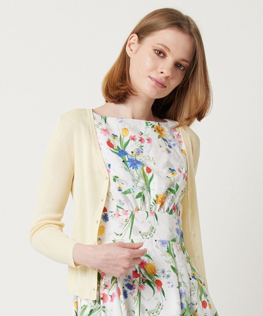 【トッカ/TOCCA】の【洗える】AJISAI CARDIGAN カーディガン インテリア・キッズ・メンズ・レディースファッション・服の通販 founy(ファニー) 　ファッション　Fashion　レディースファッション　WOMEN　トップス・カットソー　Tops/Tshirt　カーディガン　Cardigans　2024年　2024　2024春夏・S/S　Ss,Spring/Summer,2024　カーディガン　Cardigan　夏　Summer　春　Spring　S/S・春夏　Ss・Spring/Summer　洗える　Washable　クリーム系|ID: prp329100004528064 ipo3291000000032019070