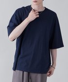 【ウィゴー/WEGO】の【ユニセックス着用ITEM/綿100%/SMLXLサイズ】ビックコットンT ネイビー|ID: prp329100004528103 ipo3291000000032019254
