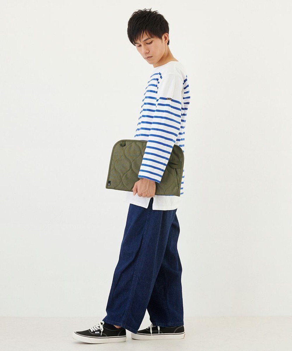 【ルートート/ROOTOTE】の6796【PCケース:撥水加工】/ SN.ピモッテ.ライトWリペレント-C インテリア・キッズ・メンズ・レディースファッション・服の通販 founy(ファニー) 　ファッション　Fashion　レディースファッション　WOMEN　スポーツウェア　Sportswear　インナー　Inner　クッション　Cushion　軽量　Lightweight　ストライプ　Stripe　スポーツ　Sports　スマホ　Smartphone　財布　Wallet　ベーシック　Basic　ポケット　Pocket　メッシュ　Mesh　モバイル　Mobile　ラップ　Wrap　ループ　Loop　ワーク　Work　ビジネス 仕事 通勤　Business　04:オリーブ|ID: prp329100004528129 ipo3291000000032019366