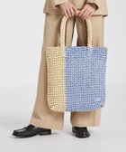【ポール スミス/Paul Smith】のPS Paul Smith ビーチ トートバック 人気、トレンドファッション・服の通販 founy(ファニー) ファッション Fashion レディースファッション Fashion for Women バッグ Bags トートバッグ Tote Bag, Large Shoulder Bag パッチ Patch, Appliqué ビーチ Beach, Seaside フロント Front, Front Design ライニング Inner Lining, Inner Fabric, Lined ラフィア Raffia, Natural Straw エレガント 上品 Elegant 夏 Summer thumbnail サックスブルー|ID: prp329100004528206 ipo3291000000032708657