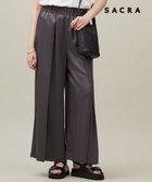【23区/NIJYUSANKU】の【SACRA】トリアセサテン パンツ 人気、トレンドファッション・服の通販 founy(ファニー) ファッション Fashion レディースファッション WOMEN パンツ Pants 春 Spring カッティング Cutting コレクション Collection シルク Silk ドレープ Drape フロント Front ミックス Mix 無地 Plain Color リラックス Relax ワイド Wide ワッシャー Washer S/S・春夏 Ss・Spring/Summer 夏 Summer 2024年 2024 2024春夏・S/S Ss,Spring/Summer,2024 エレガント 上品 Elegant thumbnail グレー系|ID: prp329100004528209 ipo3291000000032019703