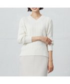 【ジェイ プレス/J.PRESS】の【洗える】GIZA MERCERIZE COTTON ケーブル ニット ホワイト系|ID: prp329100004528236 ipo3291000000032651756