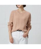 【ジェイ プレス/J.PRESS】の【洗える】GIZA MERCERIZE COTTON ケーブル ニット ピンク系|ID: prp329100004528236 ipo3291000000033582432