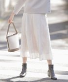 【ジェイ プレス/J.PRESS】の【洗える】リンクルリッド フレアー スカート アイボリー系|ID: prp329100004528241 ipo3291000000032019837
