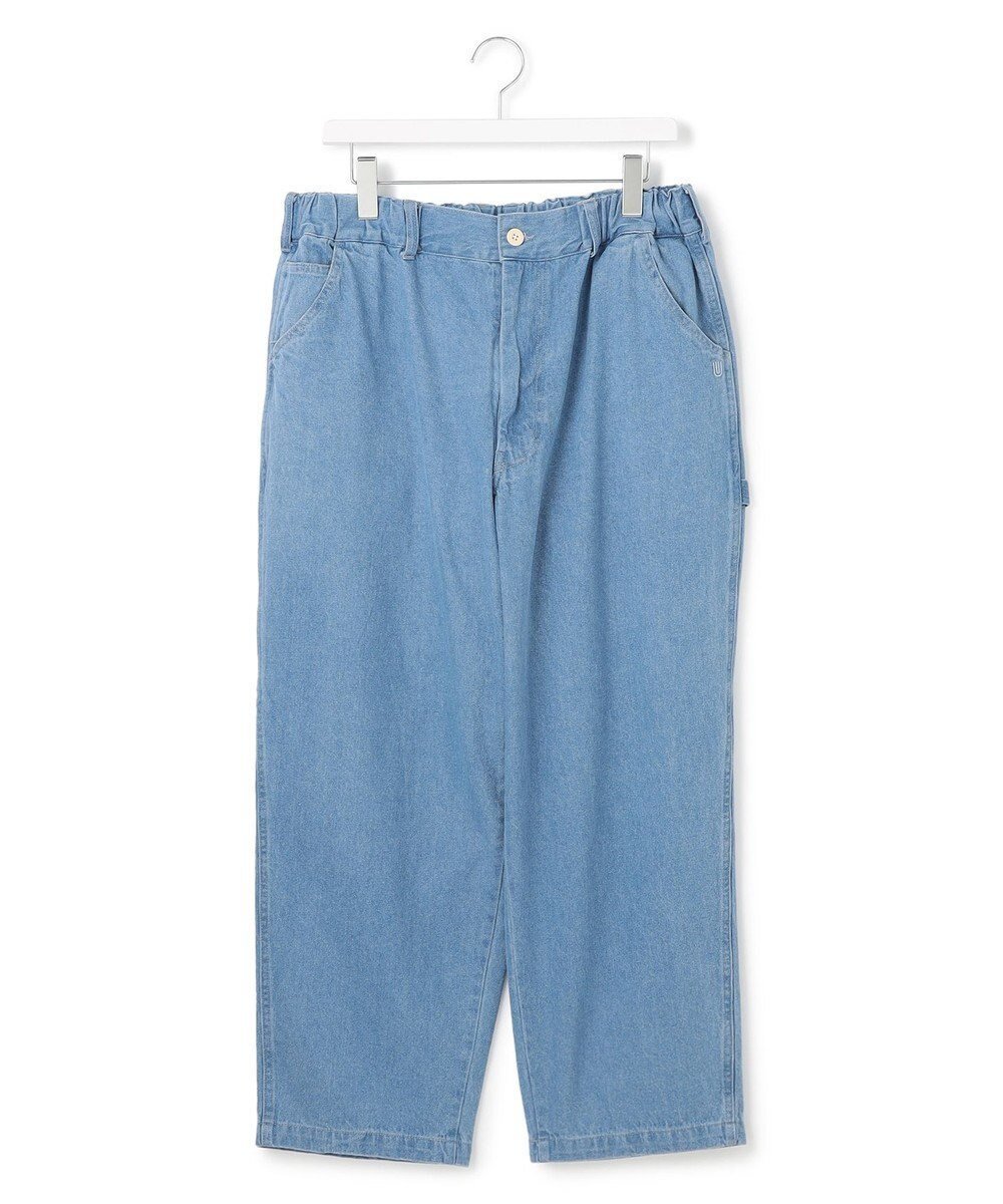【ジェイプレスヨークストリート/J.PRESS YORK STREET】の【UNISEX】UNIVERSAL OVERALL × YORK STREET ペインターパンツ インテリア・キッズ・メンズ・レディースファッション・服の通販 founy(ファニー) 　ファッション　Fashion　レディースファッション　WOMEN　パンツ　Pants　デニムパンツ　Denim Pants　春　Spring　ジャケット　Jacket　スピンドル　Spindle　デニム　Denim　定番　Standard　ブルゾン　Blouson　ユニセックス　Unisex　ワイド　Wide　ワーク　Work　S/S・春夏　Ss・Spring/Summer　夏　Summer　ダルブルー系|ID: prp329100004528259 ipo3291000000032019913