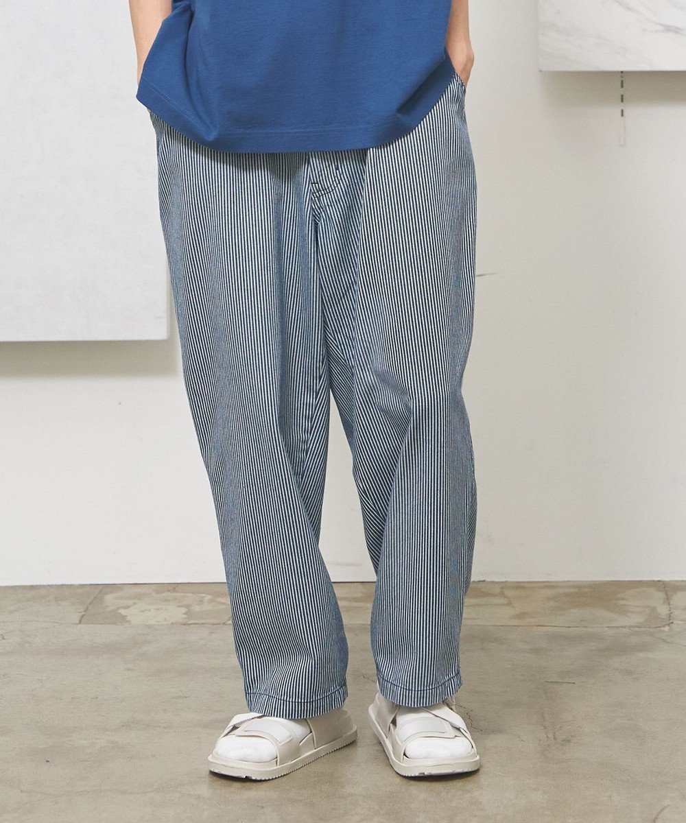 【ジェイプレスヨークストリート/J.PRESS YORK STREET】の【UNISEX】UNIVERSAL OVERALL × YORK STREET ペインターパンツ インテリア・キッズ・メンズ・レディースファッション・服の通販 founy(ファニー) 　ファッション　Fashion　レディースファッション　Fashion for Women　パンツ　Pants & Trousers　デニムパンツ・ジーンズ・美脚デニム　Denim Jeans & Pants　春　Spring　ジャケット　Jacket, Outerwear　スピンドル　Spindle, Drawcord　デニム　Denim, Jeans Material　定番　Standard, Basic Item　ブルゾン　Blouson, Bomber Jacket　ユニセックス　Unisex, Genderless　ワイド　Wide, Wide Fit　ワーク　Workwear, Utility Style　S/S・春夏　SS, Spring/Summer, Warm Season　夏　Summer　ブルー系1|ID: prp329100004528259 ipo3291000000032708492