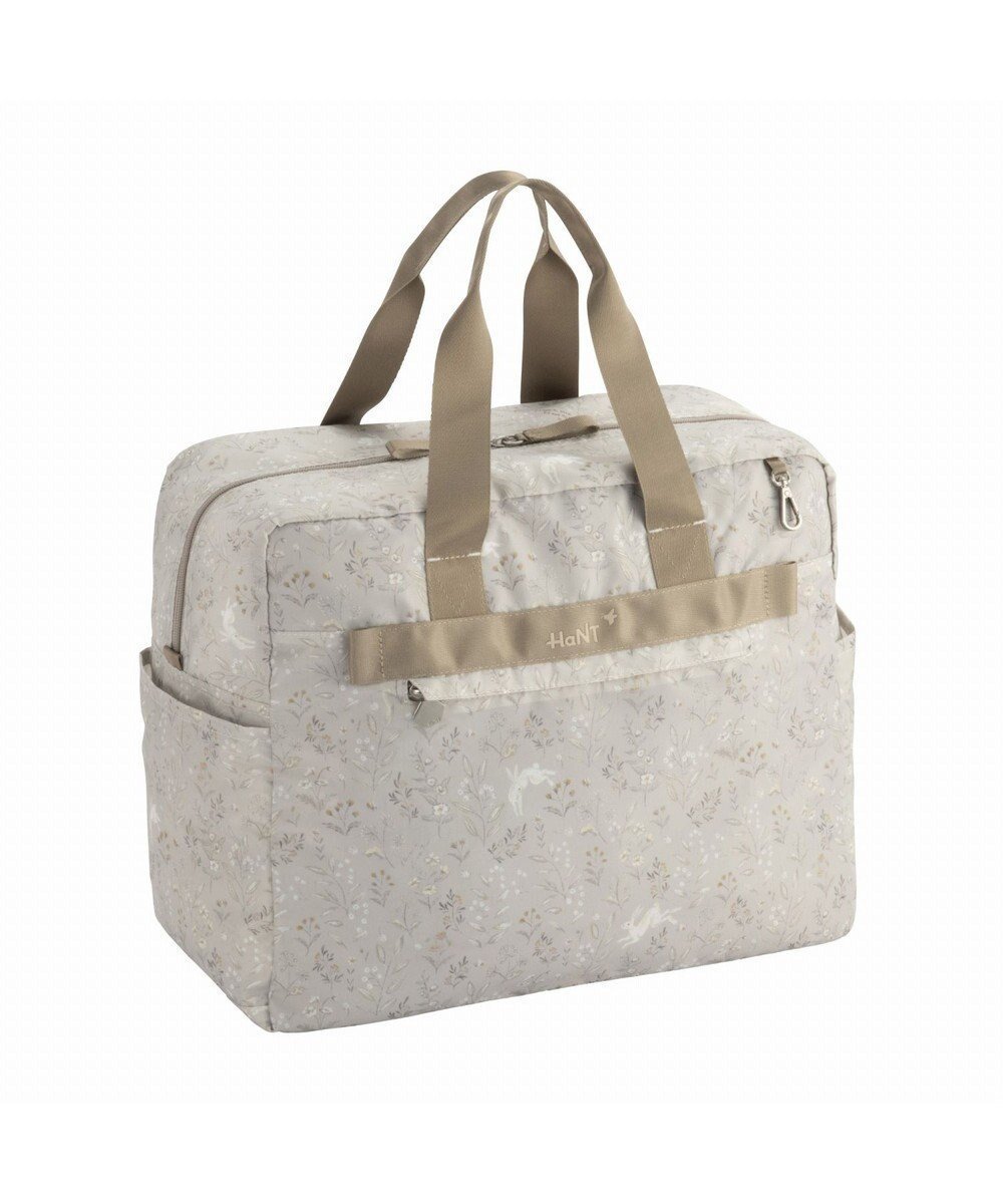【エースバッグズアンドラゲッジ/ACE BAGS & LUGGAGE】のHaNT トラベルアクセサリー 折り畳みボストンバッグ 30L 17721 ハント インテリア・キッズ・メンズ・レディースファッション・服の通販 founy(ファニー) 　ファッション　Fashion　レディースファッション　Fashion for Women　アクセサリー　Fashion Accessories　コンパクト　Compact, Small Size　セットアップ　Set-Up, Coordinated Outfit　トラベル　Travel, Travel Gear　パターン　Pattern, Design Print　フロント　Front, Front Design　ボストンバッグ　Boston Bag, Retro Bag　ポケット　Pocket, Pocket Detail　ポーチ　Pouch, Small Case　メッシュ　Mesh, Net Fabric　リュック　Backpack, Rucksack　再入荷　Restock / Back in Stock　旅行　Travel　スーツケース キャリーケース　Suitcase / Carry Case　グレーフラワー|ID: prp329100004528263 ipo3291000000032578200