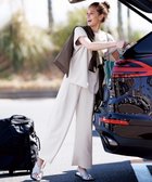 【アンフィーロ 自由区/UNFILO】のサマーセットアップ ワイドパンツ アイスグレー|ID: prp329100004528276 ipo3291000000035525449