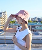【アウロラ/AURORA】の【 CLATHAS.(クレイサス)】刺繍ドローコード付きバケットハット ピンク|ID: prp329100004528293 ipo3291000000032391702