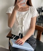 【ウィゴー/WEGO】のキャミドッキングカーデトップス ホワイト|ID: prp329100004528376 ipo3291000000032020407