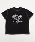 【ウィゴー/WEGO】のスプレーグラフィックBIGT ブラック|ID: prp329100004528393 ipo3291000000032020471