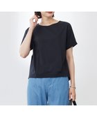 【ジェイ プレス/J.PRESS】の【WEB限定カラーあり・洗える】コットンスムース フレンチスリーブ カットソー ネイビー系|ID: prp329100004528399 ipo3291000000032020510