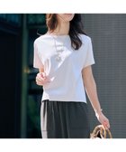 【ジェイ プレス/J.PRESS】の【WEB限定カラーあり・洗える】コットンスムース フレンチスリーブ カットソー グレージュ系|ID: prp329100004528399 ipo3291000000032284993