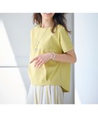 【ジェイ プレス/J.PRESS】の【WEB限定カラーあり・洗える】コットンスムース フレンチスリーブ カットソー ピスタチオ系|ID: prp329100004528399 ipo3291000000035572551