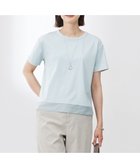 【ジェイ プレス/J.PRESS】の【WEB限定カラーあり・洗える】コットンスムース シアーデザイン カットソー アクアグリーン系|ID: prp329100004528404 ipo3291000000032020541