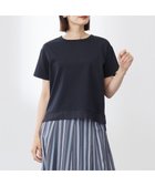【ジェイ プレス/J.PRESS】の【WEB限定カラーあり・洗える】コットンスムース シアーデザイン カットソー ネイビー系|ID: prp329100004528404 ipo3291000000032020543