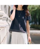 【ジェイ プレス/J.PRESS】の【WEB限定カラーあり・洗える】コットンスムース シアーデザイン カットソー ネイビー系|ID: prp329100004528404 ipo3291000000032285002