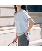 【ジェイ プレス/J.PRESS】の【WEB限定カラーあり・洗える】コットンスムース シアーデザイン カットソー アクアグリーン系|ID: prp329100004528404 ipo3291000000032289090