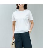 【ジェイ プレス/J.PRESS】の【WEB限定カラーあり・洗える】コットンスムース シアーデザイン カットソー ホワイト系|ID: prp329100004528404 ipo3291000000032459288