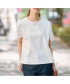【ジェイ プレス/J.PRESS】の【WEB限定カラーあり・洗える】コットンスムース ハシゴレース カットソー ホワイト系|ID: prp329100004528408 ipo3291000000032285016