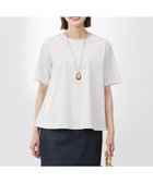 【ジェイ プレス/J.PRESS】の【洗える】コットンスムース バック プリーツ カットソー グレージュ系|ID: prp329100004528415 ipo3291000000035727439