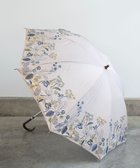 【アンドウール/AND WOOL】の〈一級遮光生地・晴雨兼用〉筆記帳刺繍の日傘 (長傘タイプ) ベージュ|ID: prp329100004528437 ipo3291000000032020676