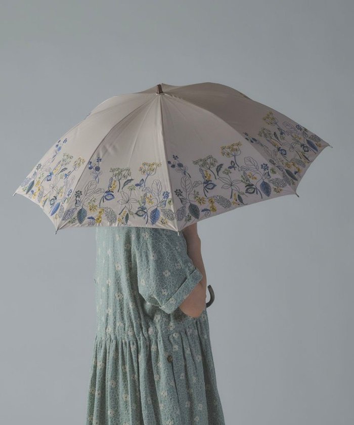 【アンドウール/AND WOOL】の〈一級遮光生地・晴雨兼用〉筆記帳刺繍の日傘 (長傘タイプ) インテリア・キッズ・メンズ・レディースファッション・服の通販 founy(ファニー) https://founy.com/ ファッション Fashion レディースファッション Fashion for Women レイングッズ・傘・晴雨兼用傘 Umbrellas & Rain Gear 傘 Umbrella, Parasol サマー Summer, Summer Style 日傘 Parasol, UV Umbrella |ID: prp329100004528437 ipo3291000000032731111