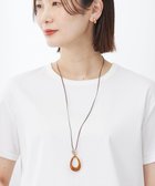【ジェイ プレス/J.PRESS】のマーブルオーバルネックレス ブラウン系|ID: prp329100004528442 ipo3291000000032020694