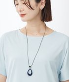 【ジェイ プレス/J.PRESS】のマーブルオーバルネックレス ネイビー系|ID: prp329100004528442 ipo3291000000032020696