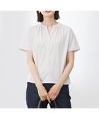 【ジェイ プレス/J.PRESS】の【洗える・接触冷感】プレーティングジャージー バンドカラー カットソー グレージュ系|ID: prp329100004528444 ipo3291000000032020705