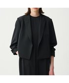 【アンクレイヴ/uncrave】の【撥水・UVカット・接触冷感・洗濯機洗い可】クールタッチツイル ショートジャケット 人気、トレンドファッション・服の通販 founy(ファニー) ファッション Fashion レディースファッション WOMEN アウター Coat Outerwear ジャケット Jackets テーラードジャケット Tailored Jackets 春 Spring カーディガン Cardigan ショート Short ジャケット Jacket ストレッチ Stretch ストレート Straight スリット Slit セットアップ Set Up ツイル Twill トレンド Trend ノースリーブ No Sleeve マニッシュ Mannish S/S・春夏 Ss・Spring/Summer おすすめ Recommend 夏 Summer thumbnail ブラック|ID: prp329100004528461 ipo3291000000032063163