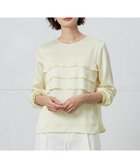 【ジェイ プレス/J.PRESS】の【洗える】ヴィンテージWAVE ブラウス 人気、トレンドファッション・服の通販 founy(ファニー) ファッション Fashion レディースファッション Fashion for Women トップス・カットソー Cut & Sew Tops シャツ・ブラウス・オフィスカジュアル Elegant Blouses & Button-Ups シャーリング Shirring, Ruched ストレッチ Stretch, Stretchy Fabric デニム Denim, Jeans Material バランス Balance, Style Balance フリル Frill, Ruffle ヴィンテージ Vintage Style 夏 Summer 春 Spring S/S・春夏 SS, Spring/Summer, Warm Season 洗える Machine Washable thumbnail イエロー系|ID: prp329100004529477 ipo3291000000036255496