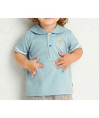 【ミキハウスホットビスケッツ/MIKI HOUSE HOT BISCUITS / KIDS】の【70-110cm】 くま耳 セーラーカラー半袖Tシャツ ストームブルー|ID: prp329100004529490 ipo3291000000032025385
