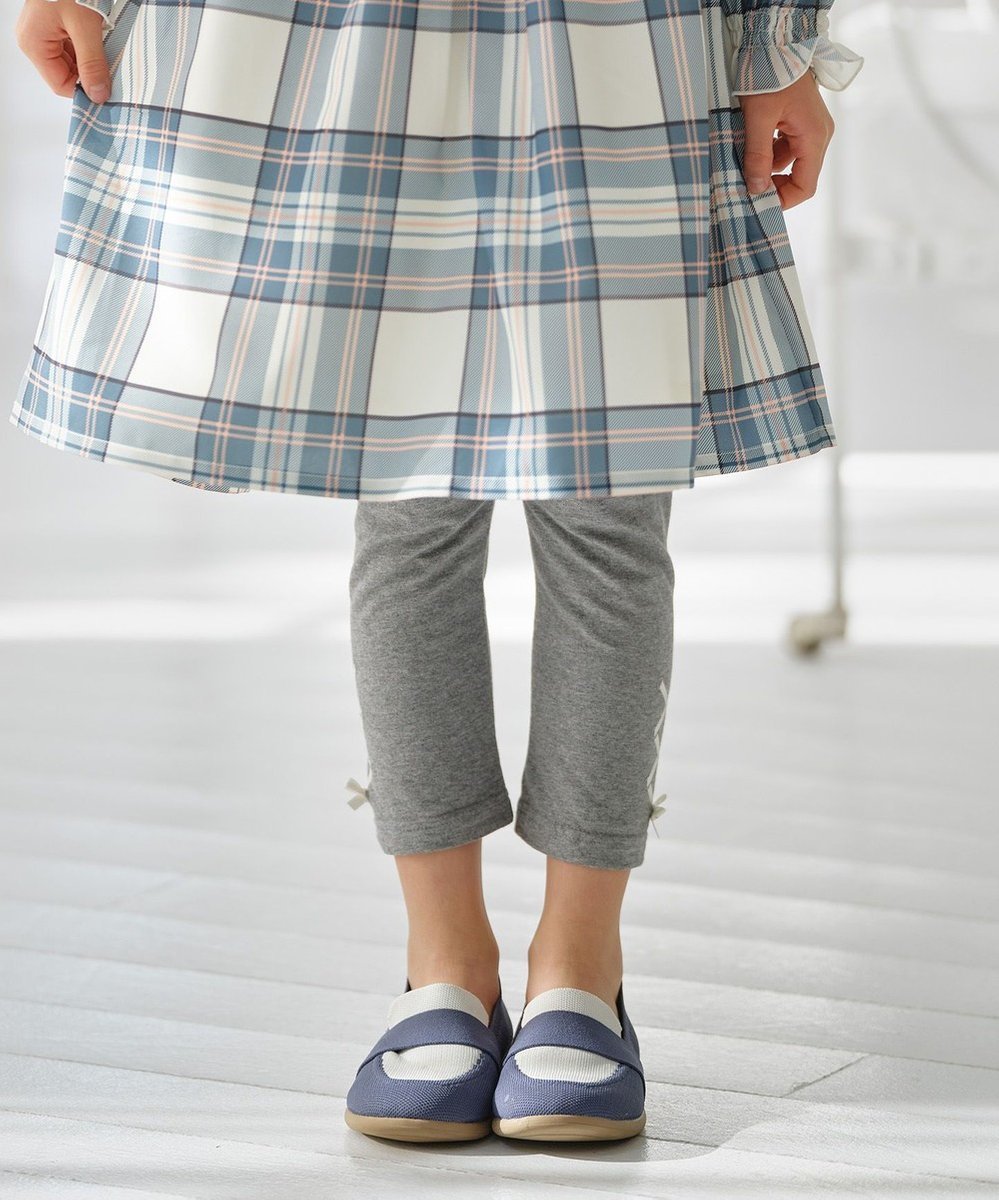 【組曲 / KIDS/KUMIKYOKU】の【110-140㎝】ベア天 レギンス インテリア・キッズ・メンズ・レディースファッション・服の通販 founy(ファニー) 　ファッション　Fashion　キッズファッション　KIDS　スニーカー　Sneakers　プリント　Print　リボン　Ribbon　レギンス　Leggings　レース　Race　グレー系|ID: prp329100004529491 ipo3291000000032025388