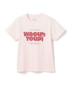 【アンフィーロ/UNFILO / KIDS】の【110-150cm】CLEAN Tee(UNISEX) ピンク[レッドロゴ]|ID: prp329100004529495 ipo3291000000032605751
