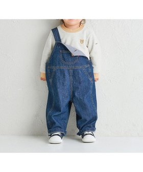 【ミキハウスホットビスケッツ/MIKI HOUSE HOT BISCUITS / KIDS】の【70-110cm】ワンポイント 6オンスデニム オーバーオール 人気、トレンドファッション・服の通販 founy(ファニー) ファッション Fashion キッズファッション KIDS おすすめ Recommend インナー Inner サロペット Overalls デニム Denim ベビー Baby ポケット Pocket モチーフ Motif ワンポイント One Point 夏 Summer S/S・春夏 Ss・Spring/Summer A/W・秋冬 Aw・Autumn/Winter・Fw・Fall-Winter |ID:prp329100004529496