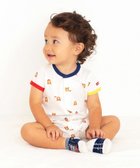 【ミキハウスホットビスケッツ/MIKI HOUSE HOT BISCUITS / KIDS】の【70-80cm】 ビーンズ総柄ショートオール 白|ID: prp329100004529511 ipo3291000000032025463