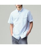 【ジェイ プレス/J.PRESS / MEN】の風が通るシアサッカーの清涼感【吸水速乾 / 高通気性】【クールマックス】サッカーストライプ シャツ / B.D. サックスブルー系1|ID: prp329100004529514 ipo3291000000032633761