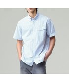 【ジェイ プレス/J.PRESS / MEN】の風が通るシアサッカーの清涼感【吸水速乾 / 高通気性】【クールマックス】サッカーストライプ シャツ / B.D. サックスブルー系1|ID: prp329100004529514 ipo3291000000034364782