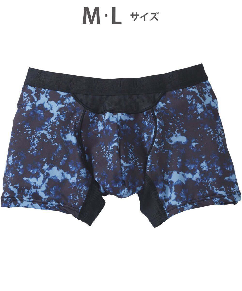 【ワコール/Wacoal / MEN】のボクサーパンツ 風が通ってムレ軽減。 ダブルエアスルータイプ 吸汗速乾 前閉じ GT3910 /ブロス バイ ワコールメン インテリア・キッズ・メンズ・レディースファッション・服の通販 founy(ファニー) 　ファッション　Fashion　メンズファッション　MEN　ボトムス　Bottoms/Men　アンダー　Under　カモフラージュ　Camouflage　ストーン　Stone　定番　Standard　フラワー　Flower　フロント　Front　コン|ID: prp329100004529522 ipo3291000000032245530