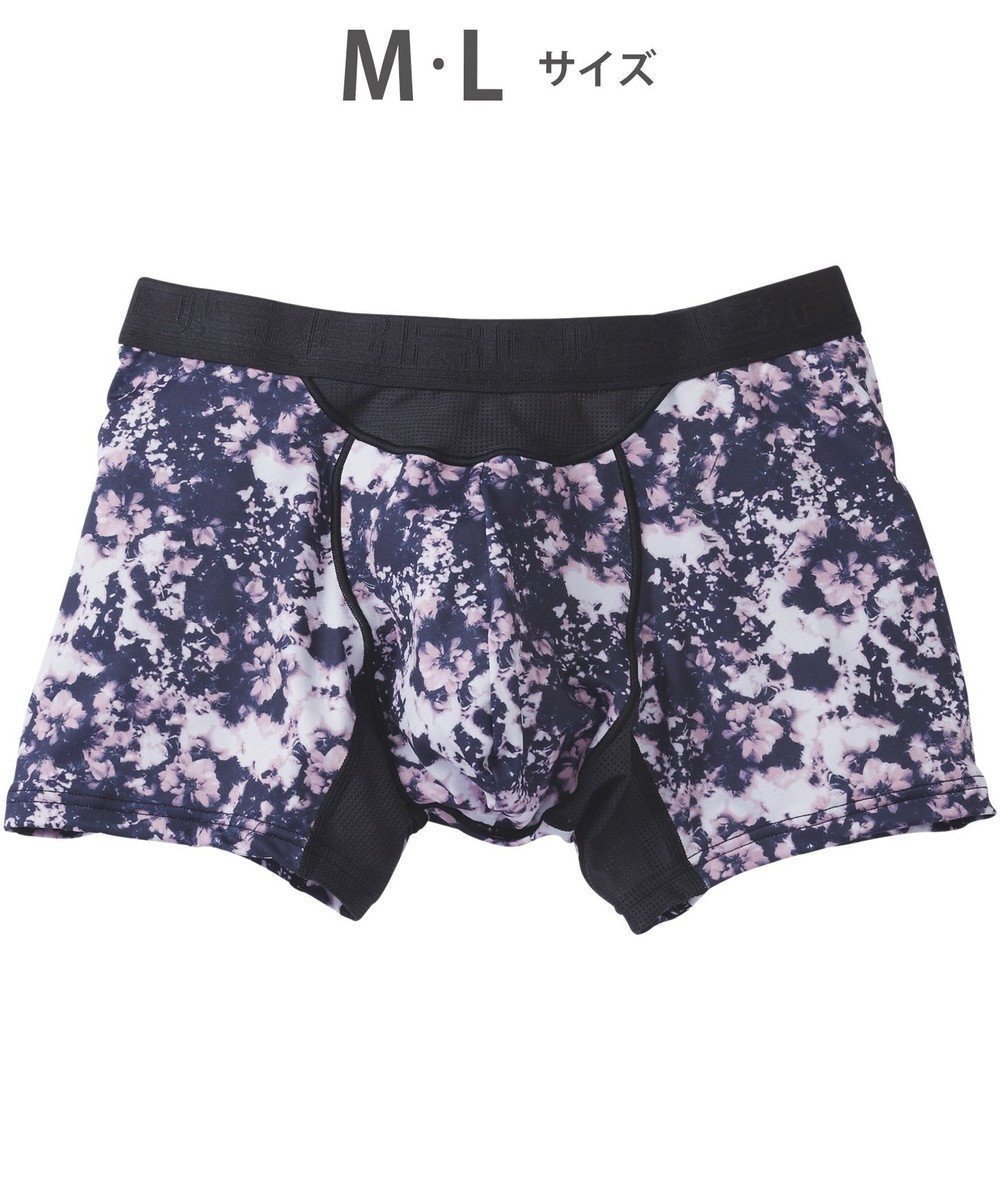 【ワコール/Wacoal / MEN】のボクサーパンツ 風が通ってムレ軽減。 ダブルエアスルータイプ 吸汗速乾 前閉じ GT3910 /ブロス バイ ワコールメン インテリア・キッズ・メンズ・レディースファッション・服の通販 founy(ファニー) 　ファッション　Fashion　メンズファッション　Fashion for Men　ボトムス　Bottoms　アンダー　Underwear Essentials　ストーン　Stone, Gem-Like　定番　Standard, Basic Item　フラワー　Flower, Floral　フロント　Front, Front Design　シェルピンク|ID: prp329100004529522 ipo3291000000033654021