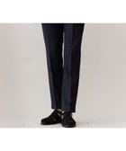 【五大陸/gotairiku / MEN】のロングセラー【洗える/折り目加工/シワになりにくい/ウエストアジャスター】ウォッシャブル サマーウール100%パンツ_限定色(ノータック)23/24年モデル ネイビー系8|ID: prp329100004529523 ipo3291000000032025520