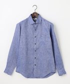 【ジョセフ アブード/JOSEPH ABBOUD / MEN】の【麻100%・軽い・涼しい】モイスチャーリネン シャツ ブルー系|ID: prp329100004529525 ipo3291000000036084600