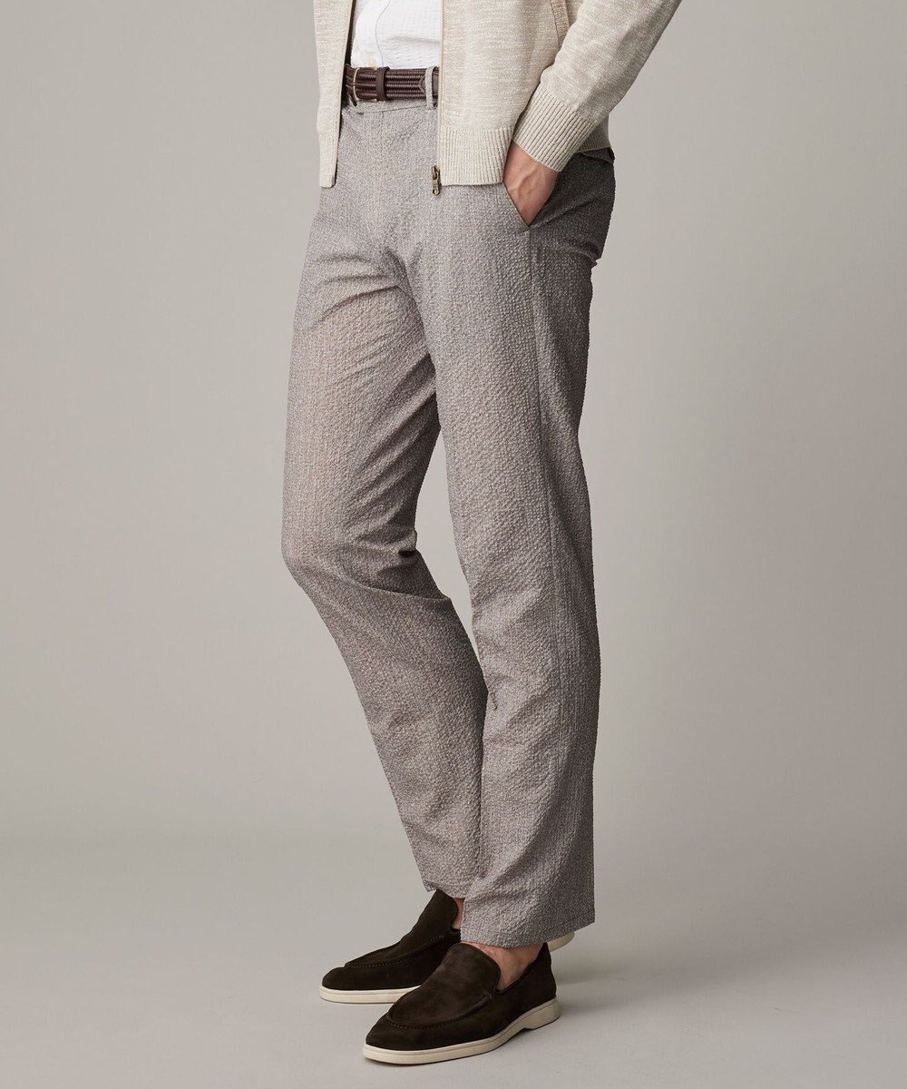 【ジョセフ アブード/JOSEPH ABBOUD / MEN】の【ウエストも伸びる!ストレッチ・洗える・軽量・防しわ・速乾・エコ撥水】ライトウェーブパンツ インテリア・キッズ・メンズ・レディースファッション・服の通販 founy(ファニー) 　ファッション　Fashion　メンズファッション　MEN　ボトムス　Bottoms/Men　ウォッシャブル　Washable　春　Spring　洗える　Washable　軽量　Lightweight　サッカー　Soccer　ジャケット　Jacket　ストレッチ　Stretch　スラックス　Slacks　セットアップ　Set Up　プリント　Print　ヘリンボン　Herringbone　ベスト　Vest　ミックス　Mix　S/S・春夏　Ss・Spring/Summer　夏　Summer　ベージュ系|ID: prp329100004529529 ipo3291000000032025541