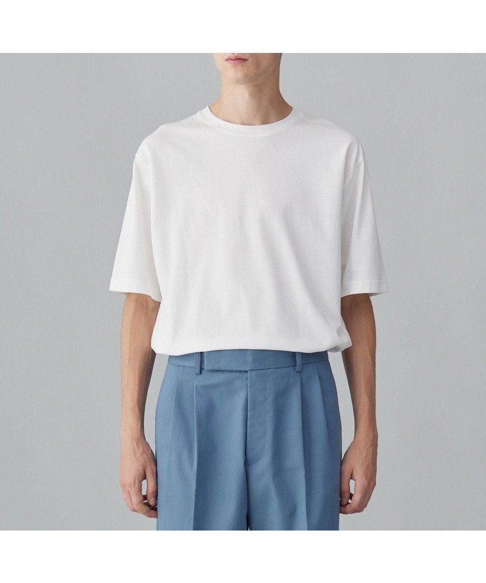【アンフィーロ/UNFILO / MEN】の【新色追加】スマート ストレッチ TEE インテリア・キッズ・メンズ・レディースファッション・服の通販 founy(ファニー) 　ファッション　Fashion　メンズファッション　Fashion for Men　トップス・カットソー　Cut & Sew Tops　メンズシャツ　Shirts　インナー　Innerwear　カットソー　Cut and Sewn Top　コンパクト　Compact, Small Size　シルケット　Silket, Silky Cotton　ジャケット　Jacket, Outerwear　ストレッチ　Stretch, Stretchy Fabric　スマート　Smart, Elegant　ビジネス 仕事 通勤　Business / Work / Commuting　モダン　Modern, Contemporary　再入荷　Restock / Back in Stock　夏　Summer　春　Spring　S/S・春夏　SS, Spring/Summer, Warm Season　白|ID: prp329100004529530 ipo3291000000033275538