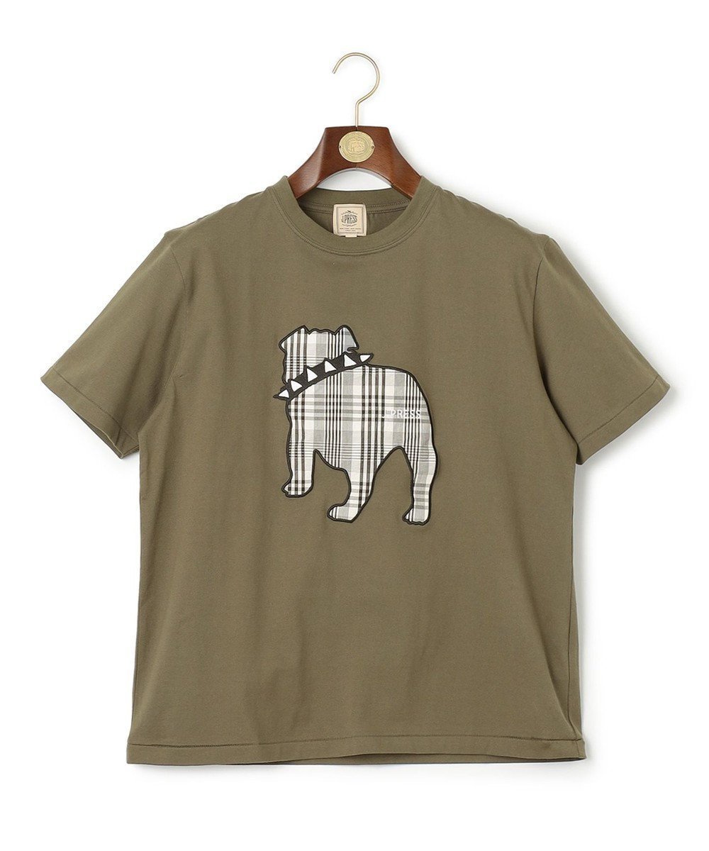 【ジェイ プレス/J.PRESS / MEN】の【UNISEX】ファブリックワッペン バックブルTシャツ インテリア・キッズ・メンズ・レディースファッション・服の通販 founy(ファニー) 　ファッション　Fashion　メンズファッション　Men's Style Online　トップス・カットソー　Tops/Tshirt/Men　シャツ　Shirts　ヴィンテージ　Vintage　春　Spring　カットソー　Cut And Sew　鹿の子　Pique　ジャケット　Jacket　チェック　Check　ファブリック　Fabric　フィット　Fit　プリント　Print　ポロシャツ　Polo Shirt　メンズ　Mens　ユニセックス　Unisex　レギュラー　Regular　S/S・春夏　Ss・Spring/Summer　夏　Summer　カーキ系|ID: prp329100004529532 ipo3291000000032662451