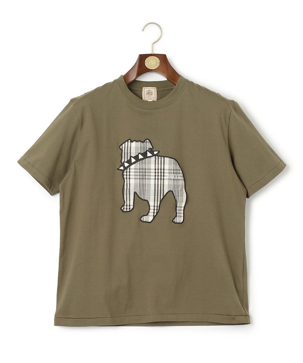 【ジェイ プレス/J.PRESS / MEN】の【UNISEX】ファブリックワッペン バックブルTシャツ インテリア・キッズ・メンズ・レディースファッション・服の通販 founy(ファニー) 　ファッション　Fashion　メンズファッション　Fashion for Men　トップス・カットソー　Cut & Sew Tops　メンズシャツ　Shirts　ヴィンテージ　Vintage Style　春　Spring　カットソー　Cut and Sewn Top　鹿の子　Piqué, Kanoko Fabric　ジャケット　Jacket, Outerwear　チェック　Check, Plaid, Tartan　ファブリック　Fabric, Textile　フィット　Fit, Slim Fit　プリント　Print, Printed Pattern　ポロシャツ　Polo Shirt, Collared Tee　メンズ　Men's, Menswear　ユニセックス　Unisex, Genderless　レギュラー　Regular, Standard Fit　S/S・春夏　SS, Spring/Summer, Warm Season　再入荷　Restock / Back in Stock　夏　Summer　カーキ系|ID: prp329100004529532 ipo3291000000033463235