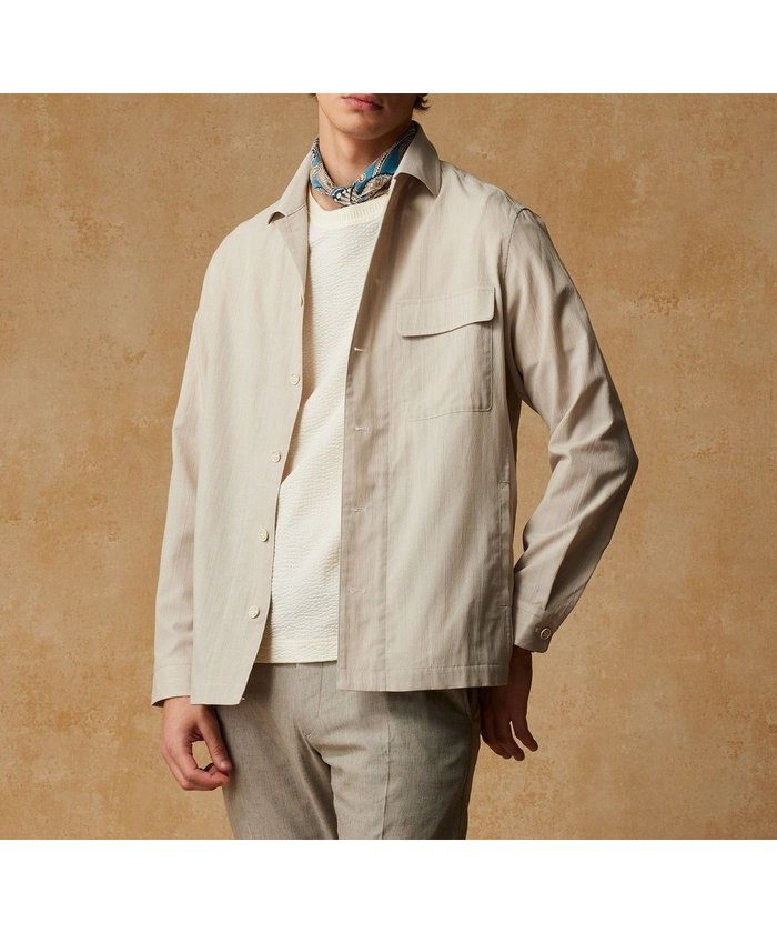 【ジョセフ アブード/JOSEPH ABBOUD / MEN】の【洗える・麻混】クールリネン シャツ インテリア・キッズ・メンズ・レディースファッション・服の通販 founy(ファニー) https://founy.com/ ファッション Fashion メンズファッション MEN トップス・カットソー Tops/Tshirt/Men シャツ Shirts 春 Spring 洗える Washable 軽量 Lightweight シンプル Simple スカーフ Scarf スタイリッシュ Stylish 羽織 Haori リネン Linen S/S・春夏 Ss・Spring/Summer おすすめ Recommend 夏 Summer |ID: prp329100004529545 ipo3291000000032025612